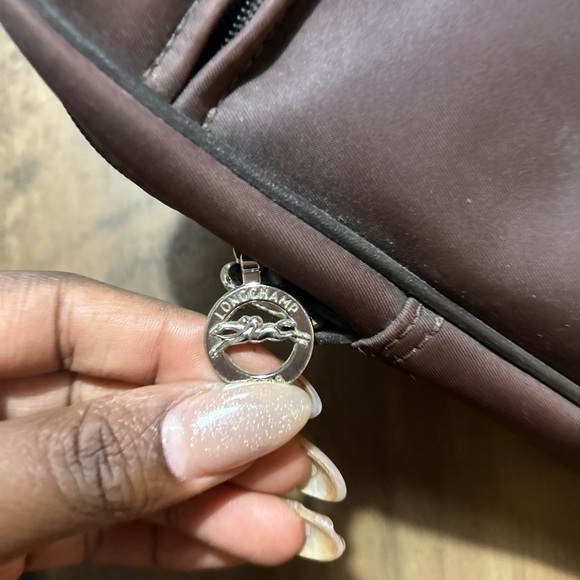 rare vibtage Longchamp Dark Brown purse - Picture 8 of 12